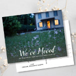 We've Just Moved Your House Photo New Address Postcard<br><div class="desc">Let your family and friends know that you've moved and you have a new address - add a photo of your new home to the front and a custom note and new address to the back.  Modern,  simple and easy - the perfect moving card.</div>