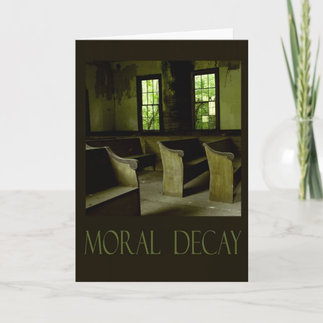 We've missed you at church card (Front)