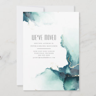 We've Moved Abstract Modern Moving Announcement