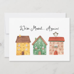 We've Moved Again Funny New Address Moving Card