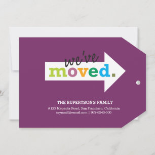 we've moved announcement