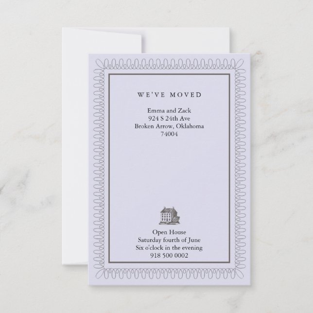 We've Moved Announcement (Front)