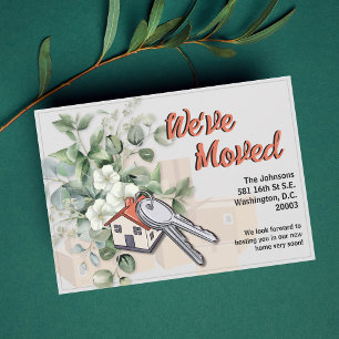 We've Moved Announcement Card