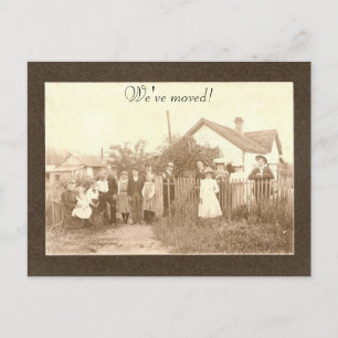 We've moved! announcement postcard
