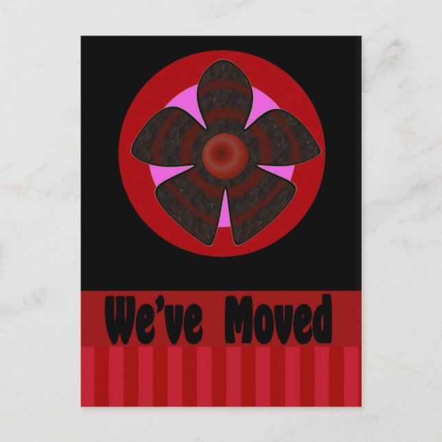 We've Moved Announcement Postcard (Front)