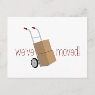We've Moved! Announcement Postcard