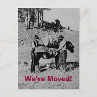 We've Moved! Announcement Postcard