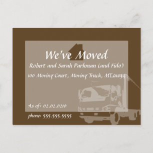 We've Moved Announcement Postcards
