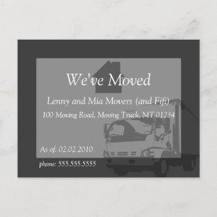 We've Moved Announcement Postcards