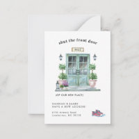 We've Moved | Blue Door Announcement Card