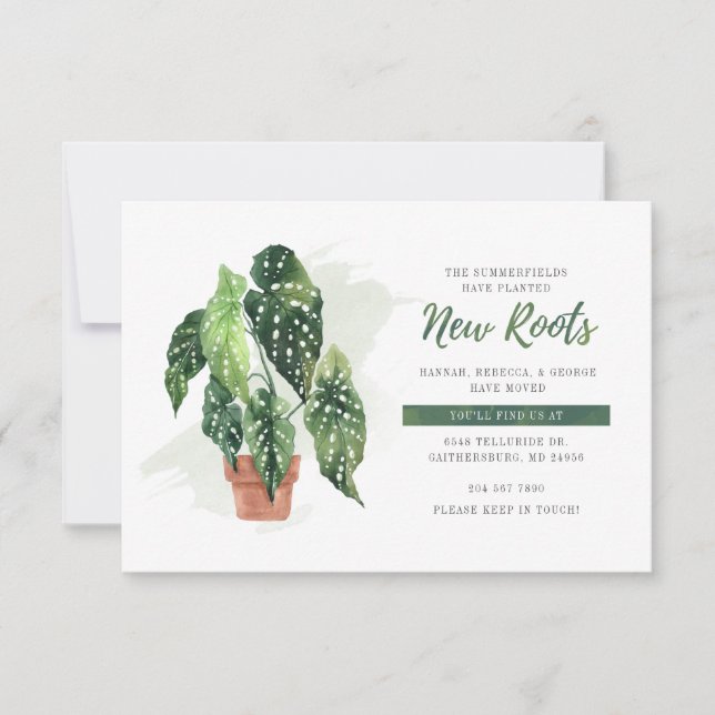 We've Moved Boho Moving Announcement (Front)