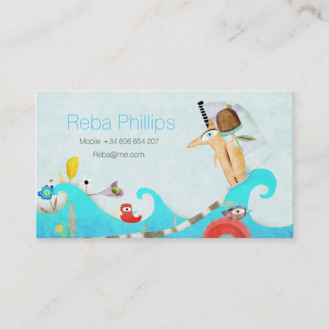 We've moved business card (Front)