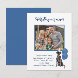 We've Moved Celebrating Dog Family Photo Budget Announcement