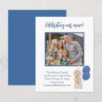 We've Moved Celebrating Dog Family Photo Budget