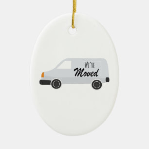 Weve Moved Ceramic Tree Decoration
