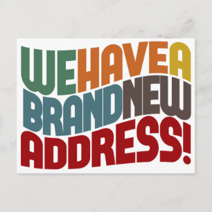 We've Moved Change Of Address Announcement Postcard