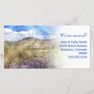 We've moved! Change of Address Custom Photo Cards