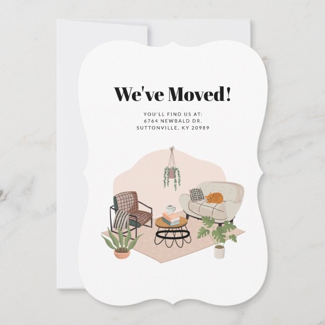 We've Moved Change of Address Moving Announcement (Front)
