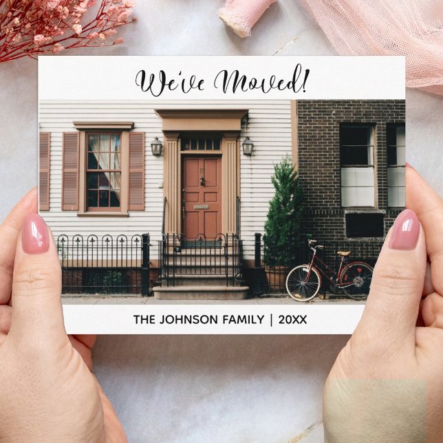 We've Moved Change of Address Moving Announcement Postcard (Creator Uploaded)
