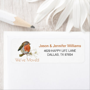 We've Moved Change of Address New Home Robin