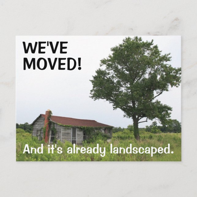 We've Moved Change Of Address Postcard (Front)