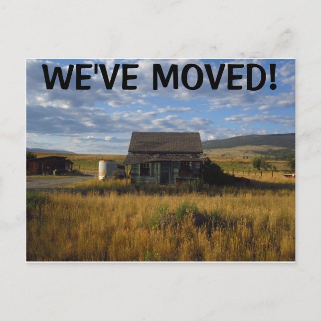 We've Moved Change Of Address Postcard (Front)