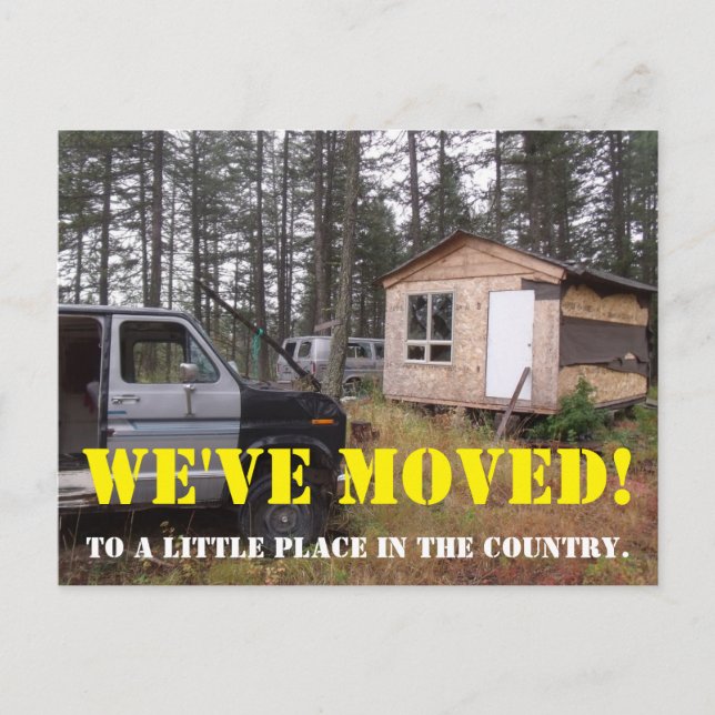 We've Moved Change Of Address Postcard (Front)