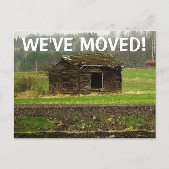 We've Moved Change Of Address Postcard (Front)