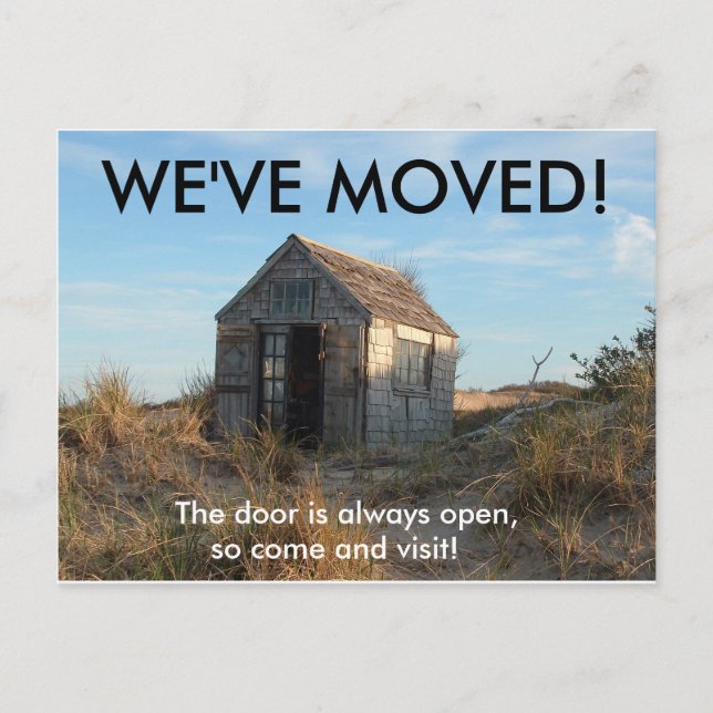 We've Moved Change Of Address Postcard (Front)