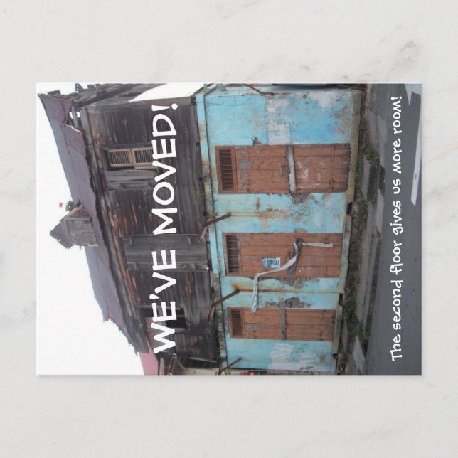 We've Moved Change Of Address Postcard (Front)