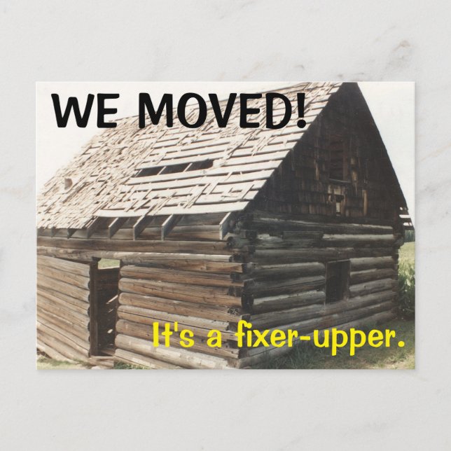 We've Moved Change Of Address Postcard (Front)