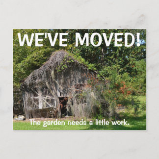 We've Moved Change Of Address Postcard