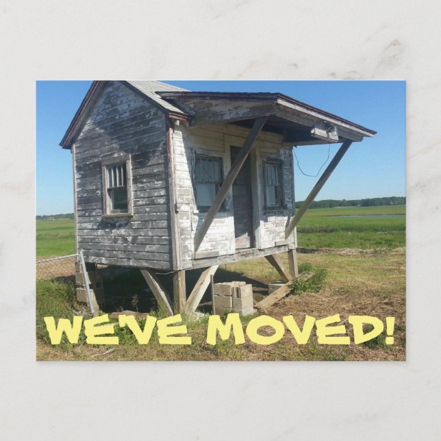 We've Moved Change Of Address Postcard (Front)