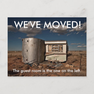 We've Moved Change Of Address Postcard