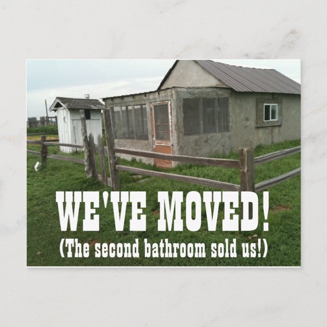 We've Moved Change Of Address Postcard (Front)