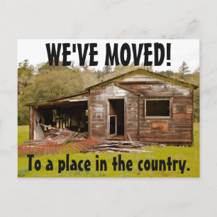 We've Moved Change Of Address Postcard