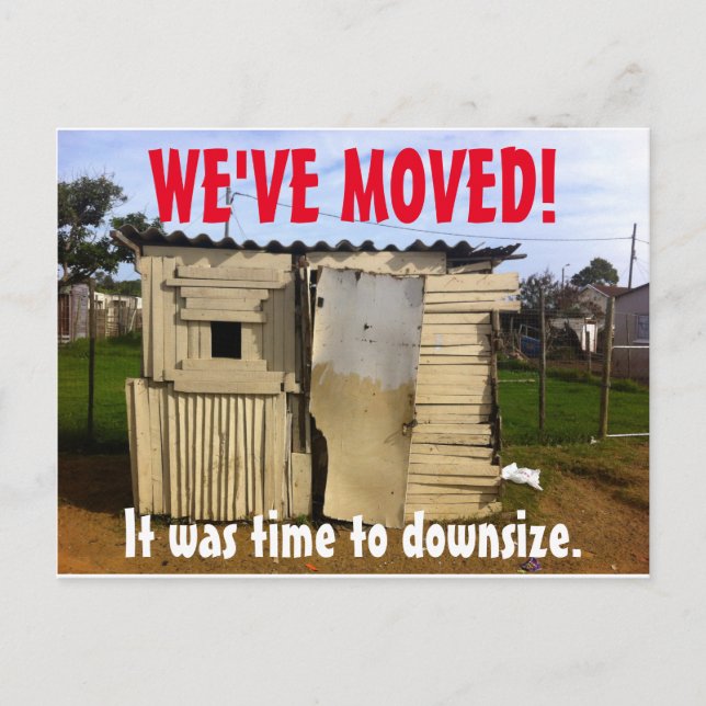 We've Moved Change Of Address Postcard (Front)