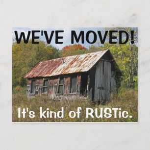 We've Moved Change Of Address Postcard