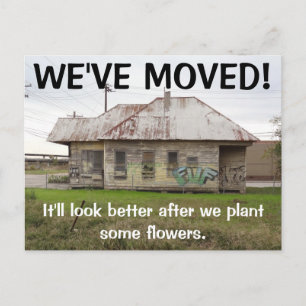 We've Moved Change Of Address Postcard