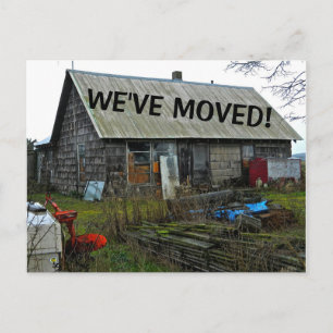 We've Moved Change Of Address Postcard
