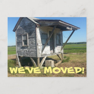 We've Moved Change Of Address Postcard