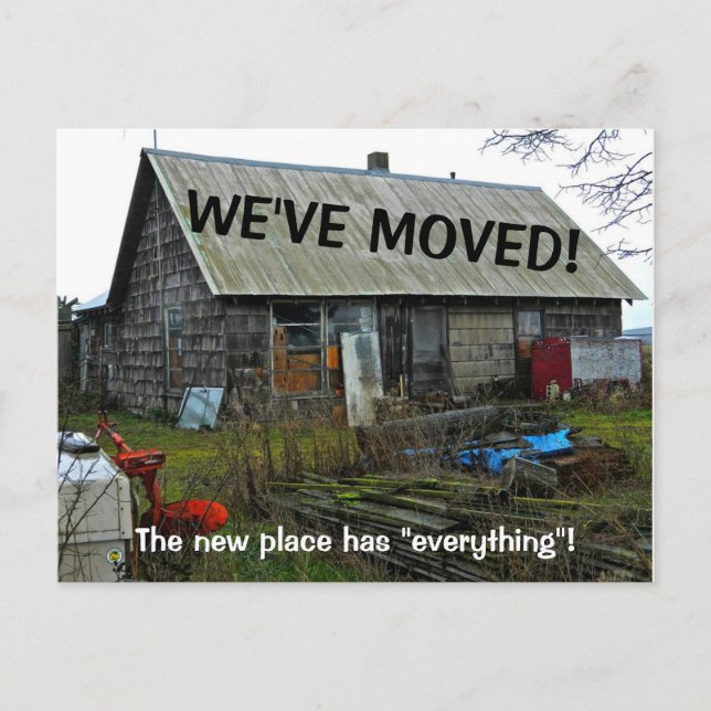 We've Moved Change Of Address Postcard (Front)