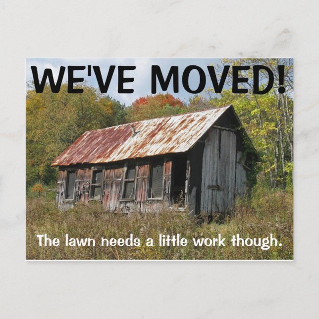 We've Moved Change Of Address Postcard (Front)