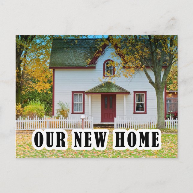 We've Moved Change of Address Your New Home Photo Announcement Postcard (Front)