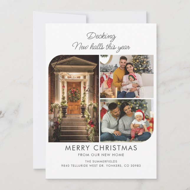 We've Moved Christmas Holiday Decking Halls Moving (Front)