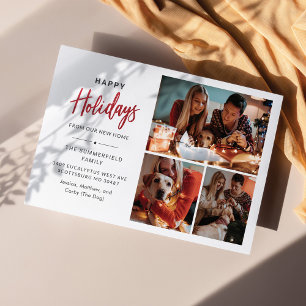 We've Moved Christmas Holiday Family Photo Collage