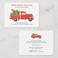 We've Moved Christmas Holiday Moving Announcement