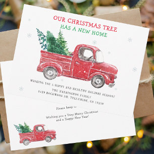 We've Moved Christmas Holiday Moving Announcement