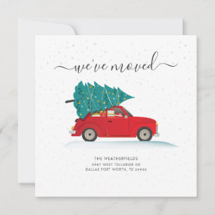 We've Moved Christmas Holiday Moving Announcement