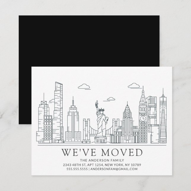 We've Moved City Moving Announcement (Front/Back)